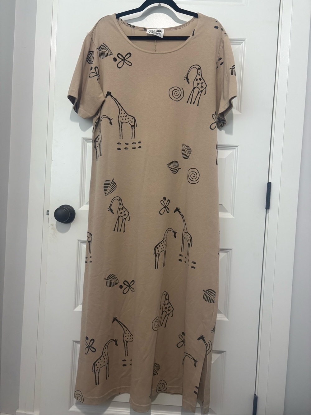 Copa Cabana Giraffe Print Maxi Dress